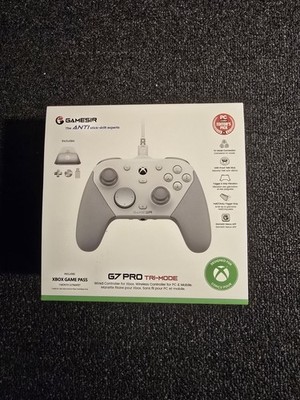 GameSir- G7 Pro Tri-Mode Wired Gaming Controller- White/Gray *** 