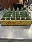 Vintage Christmas Coke Bottles with case