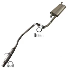 Stainless Steel Resonator Muffler Exhaust Kit fits: 2009-13 Toyota Corolla 1.8L