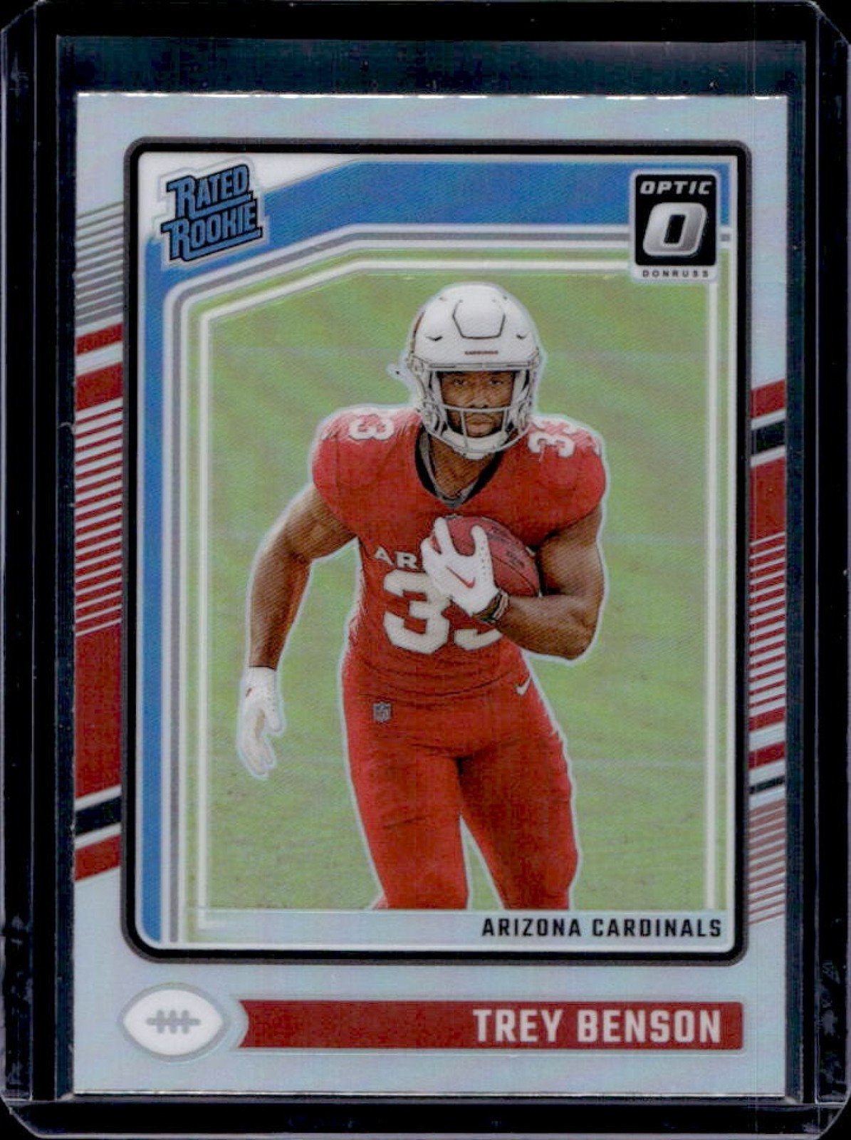 2024 Donruss Optic Trey Benson Holo Rated Rookie #293 Cardinals