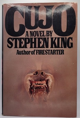 Cujo by Stephen King, 1981 HCDJ 12th Printing