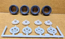 1962 Chevy Bel Air Custom Wheels Tires 125 Scale Amt New Model Kit Parts 1962 Chevy Bel Air Custom Wheels Tires 125 Scale Amt New Model Kit Parts