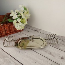 Porte-toasts métal argenté