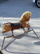 Vintage 1960's Wonder Horse Spring Action Rocking Horse Toy
