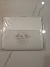 Sferra Bros 600 TC Standard Pillowcases White. Brand New 