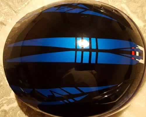 TRON STYLE HELMET REFLECTIVE DECAL STICKERS SEEN NIGHT MOTORBIKE TRIBAL RED 1000 - Picture 12 of 12