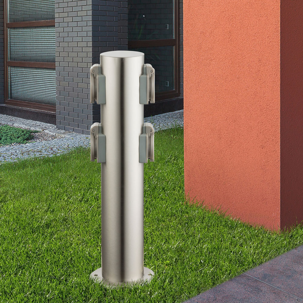 2er set 4 veces exterior exterior exterior área enchufes acero inoxidable stand pilares suministro de electricidad a6eec8 2er set 4 veces exterior exterior exterior área enchufes acero inoxidable stand pilares suministro de electricidad a6eec8