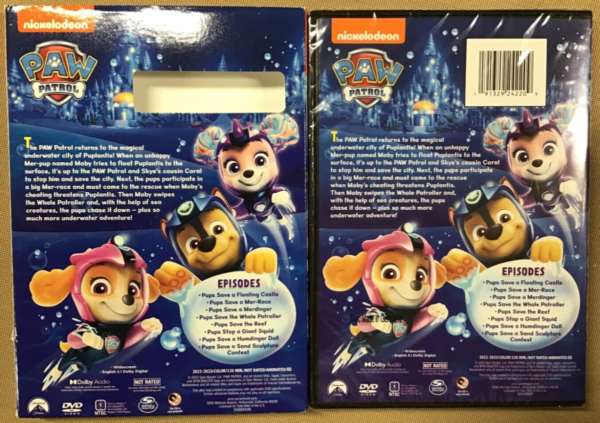 PAW Patrol: Aqua Pups [2023, DVD, Slipcover] NEW 💿 191329242209| eBay