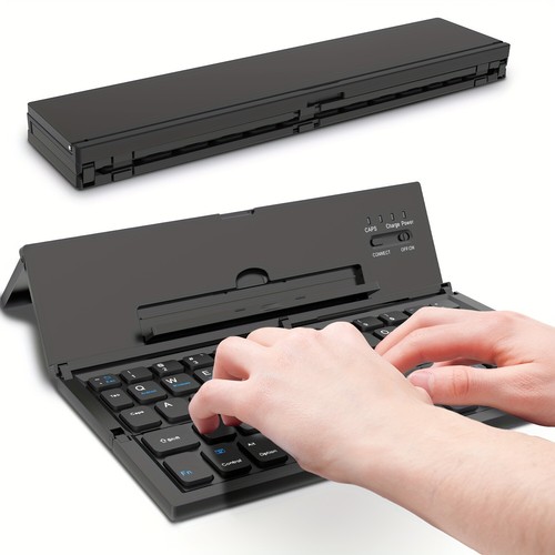 AUS Folding Wireless Bluetooth Keyboard Keypad for Tablet Phone Laptop Keyboard - Picture 10 of 18