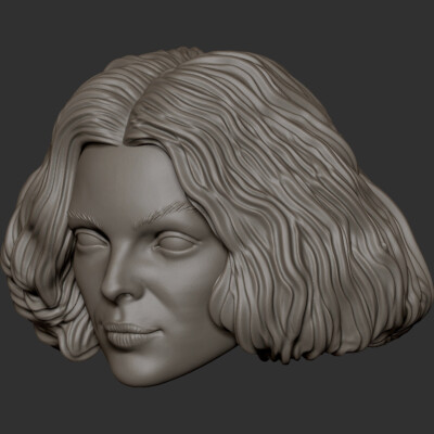 Selina Kyle Michelle Pfeiffer 1:18 scale custom unpainted Head 3.75'' Figure