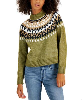 トミー2128 Tommy Hilfiger Women's Half-Snowflake Raglan Sweater
