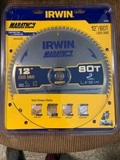 Irwin 14083 Marathon Trim/Finsh Circular Saw Blade 12", 80Teeth