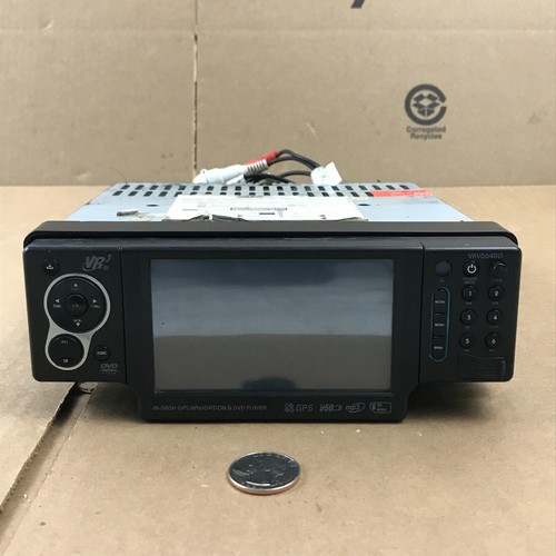 VR3 AM/FM Stereo In Dash GPS & DVD 4" Monitor Touch Tilt Screen