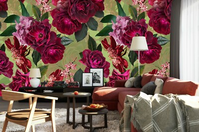 Papier Peint Floral 3D Uta Naumann - Auto-adhésif, 450NAN, Coloré, Sans Marque