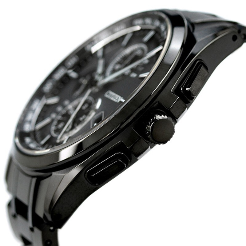 Citizen Attesa AT8044-56E Total Black Eco-Drive Atomic Radio Citizen Attesa AT8044-56E Total Black Eco-Drive Atomic Radio