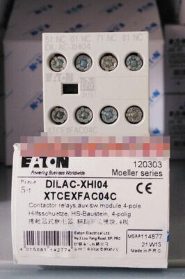 1PCS     DILAC-XHI04 DILACXHI04 Auxiliary Contact ,4NC -New  #E1