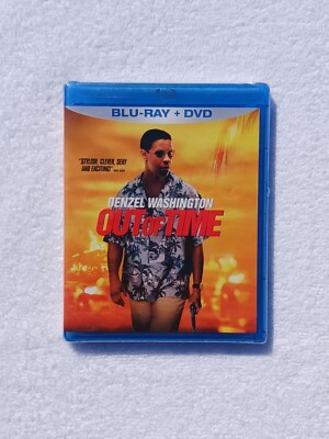Out of Time Blu-ray + DVD (2003) Denzel Washington Brand New Factory Sealed!