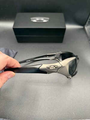 Oakley Pit Boss Matte Black/Titanium Black Iridium Polarized