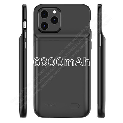 For iPhone 12 13 14 11 8 External Battery Charger Case Power Bank Charging Cover