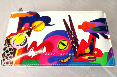 MARC JACOBS: ENAMORED WITH A TWIST MODERN ART COSMETIC BAG PURSE. SALE $29