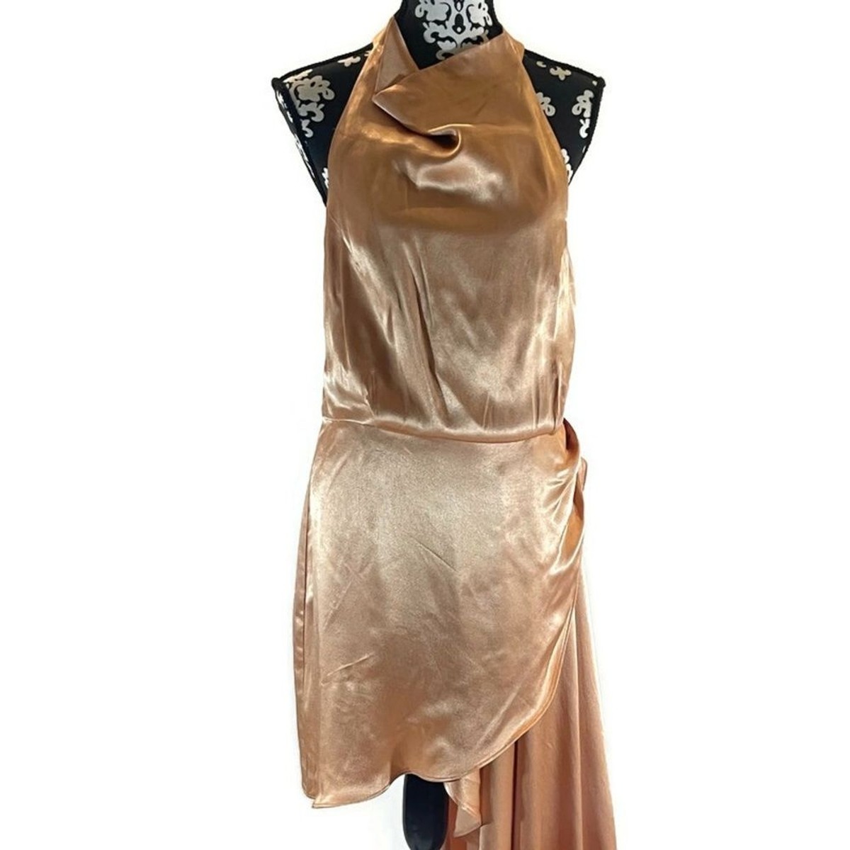 slim fit dress slacks Elliatt Sapphira Strapless Mini Dress Orange – the style squad main image 0