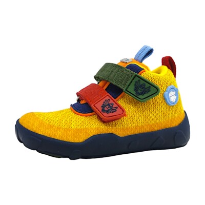 Affenzahn Happy Paradies Vogel Kinderschuhe Jungen Halbschuhe Klett Gelb