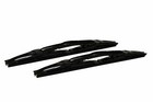 16" Inch Black Double Dual Blade Universal Windshield Wiper 2PC Set All Season