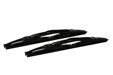 18 Inch Black Double Dual Blade Universal Windshield Wiper 2pc Set All Season