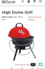 Brand New Coca-Cola Zero High Dome Portable Charcoal Grill. Tailgating BBQ etc.