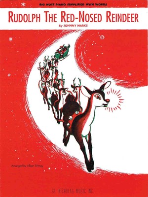 Rudolph the Red-Nosed Reindeer - Big-Note Piano