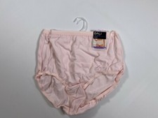 Womens Bali Silken Pink Full Cut Fit Brief NEW NWT