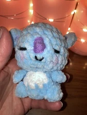 Miniature Handmade Crocheted Blue Koala Plushie/ Childs Stuffed Animal Toy