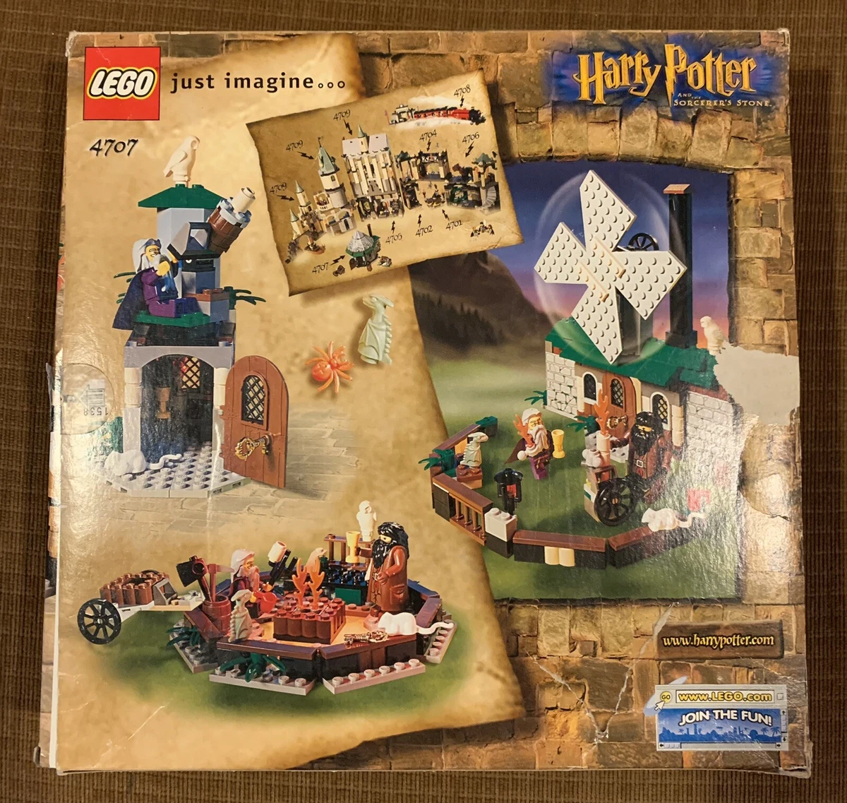 Lego 4707 Harry Potter HAGRID S HUT complete with box and instructions