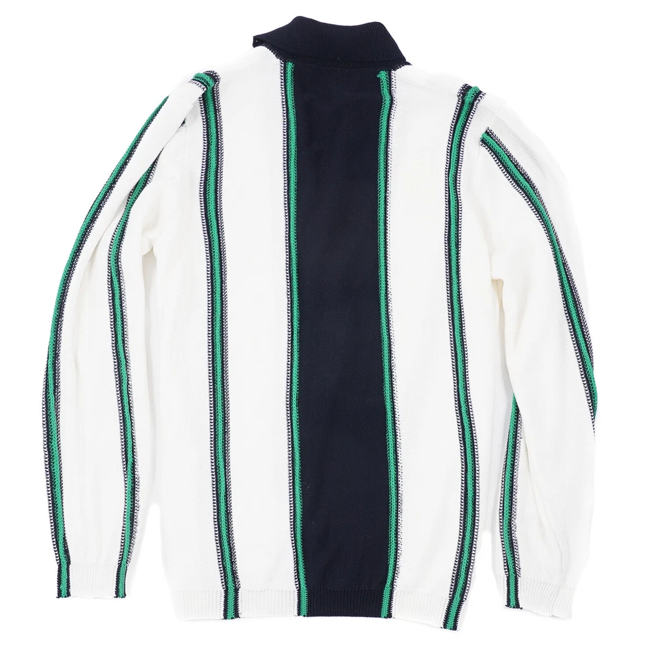 Cárdigan suéter-blazer de algodón tejido Drumohr L (UE 50) NUEVO CON ETIQUETAS Foto 3 de 4