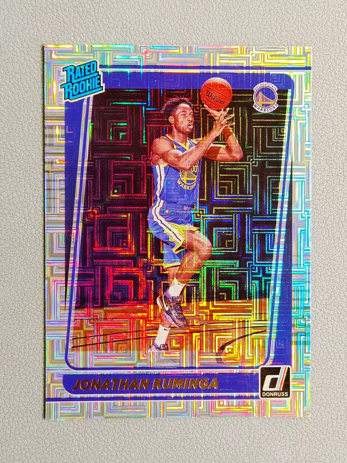 2021-22 Panini Donruss Jonathan Kuminga Choice Silver Rated Rookie RC #240 3