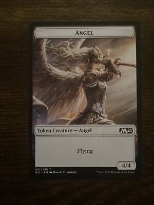 Angel Token (001/018) M21 Core Set 2021 MTG Magic The Gathering D7970 ...