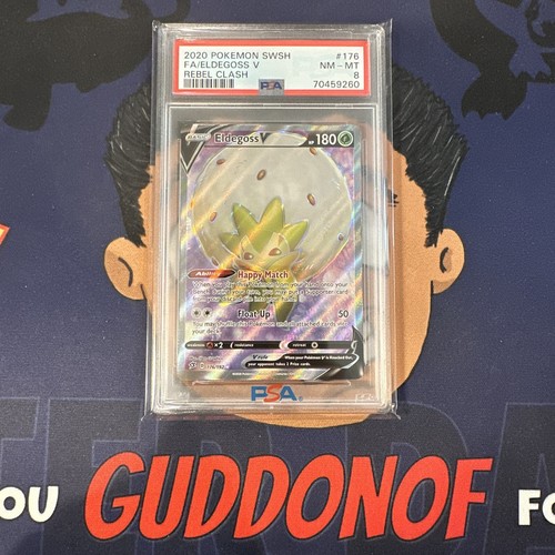 Eldegoss V graded PSA 8 for sale on eBay