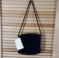 Laura Ashley vintage Victorian style Girl's hand muff warmer velveteen NWT black