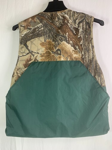 Vtg Sports Afield Realtree Camo Full Zip Padded Hunting Shooting Vest Mens M - Picture 2 of 5
