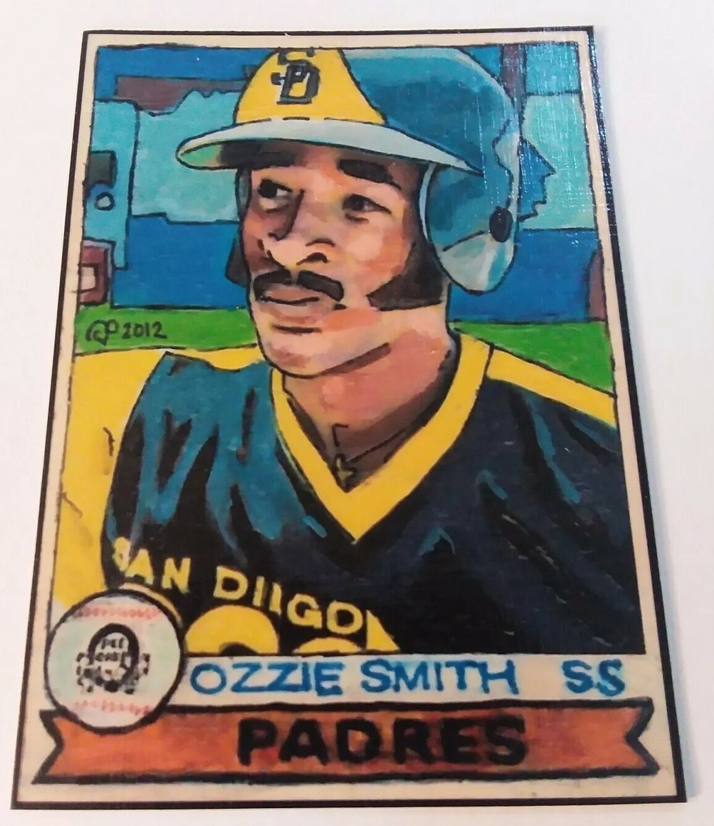 Baseball Art Card Print of Ozzie Smith, 79 | eBay