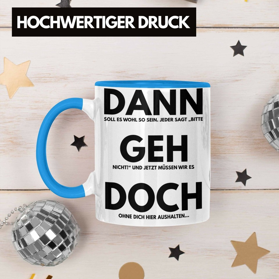 Die Bestimmung Trendation Tasse Trendation - Jobwechsel Tasse Geschenk Kollegin Kollege Lustig Abschie S0s3x06z Abschiedsgeschenk Hort
