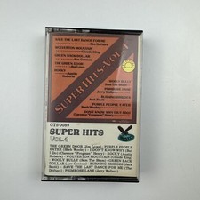 Super Hits Vol. 4 by Various Artists Cassette 1982 Rock Country Pop Classic