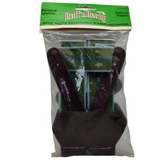 Ruff'n Ready Adjustable Wader Suspenders 7010 H-Type Elastic Leather USA Made