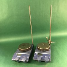 Lot of 2 IKA RET Control Visc Hot Plate Magnetic Stirrer