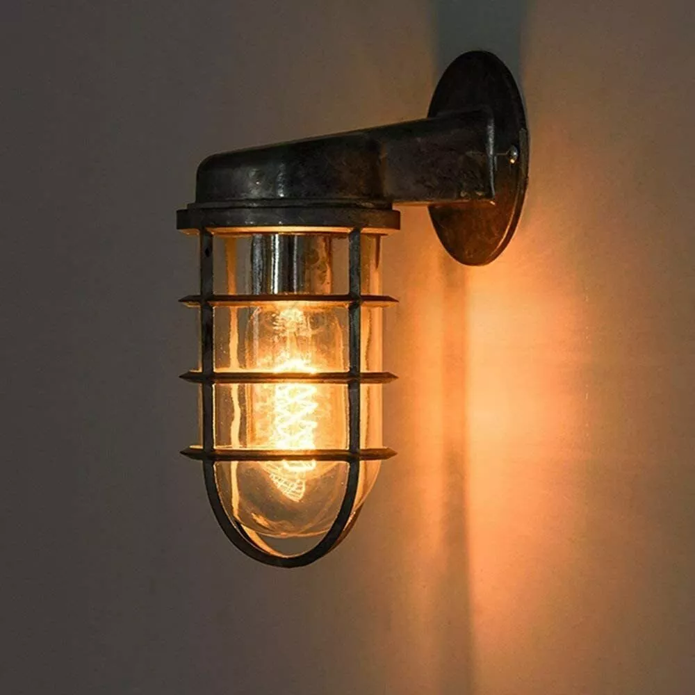 Vintage Wall Lamp Industrial Style Corridor Wall Sconces Cage Retro Wall Lights