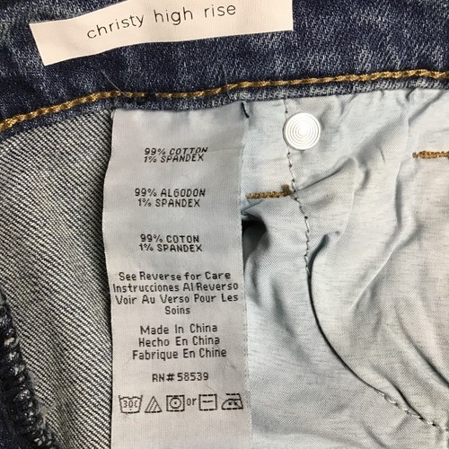 STS Blue Womens Blue Christy 11" High Rise Flat Front Tapered Ankle Jeans 30 NEW - Picture 11 of 13