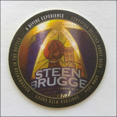 Steen Brugge Belgian Beer Coaster (B348)