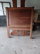 Antico Letto a barca  1 Piazza e 1/2 in legno di noce 