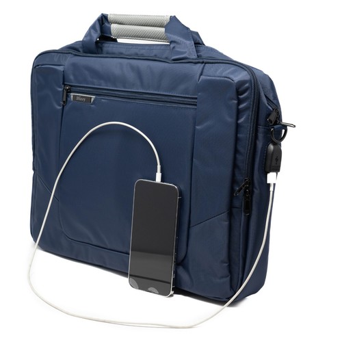 BIZEY New Laptop Netbook Bag Shoulder Messenger Case Charging Port - Picture 60 of 71