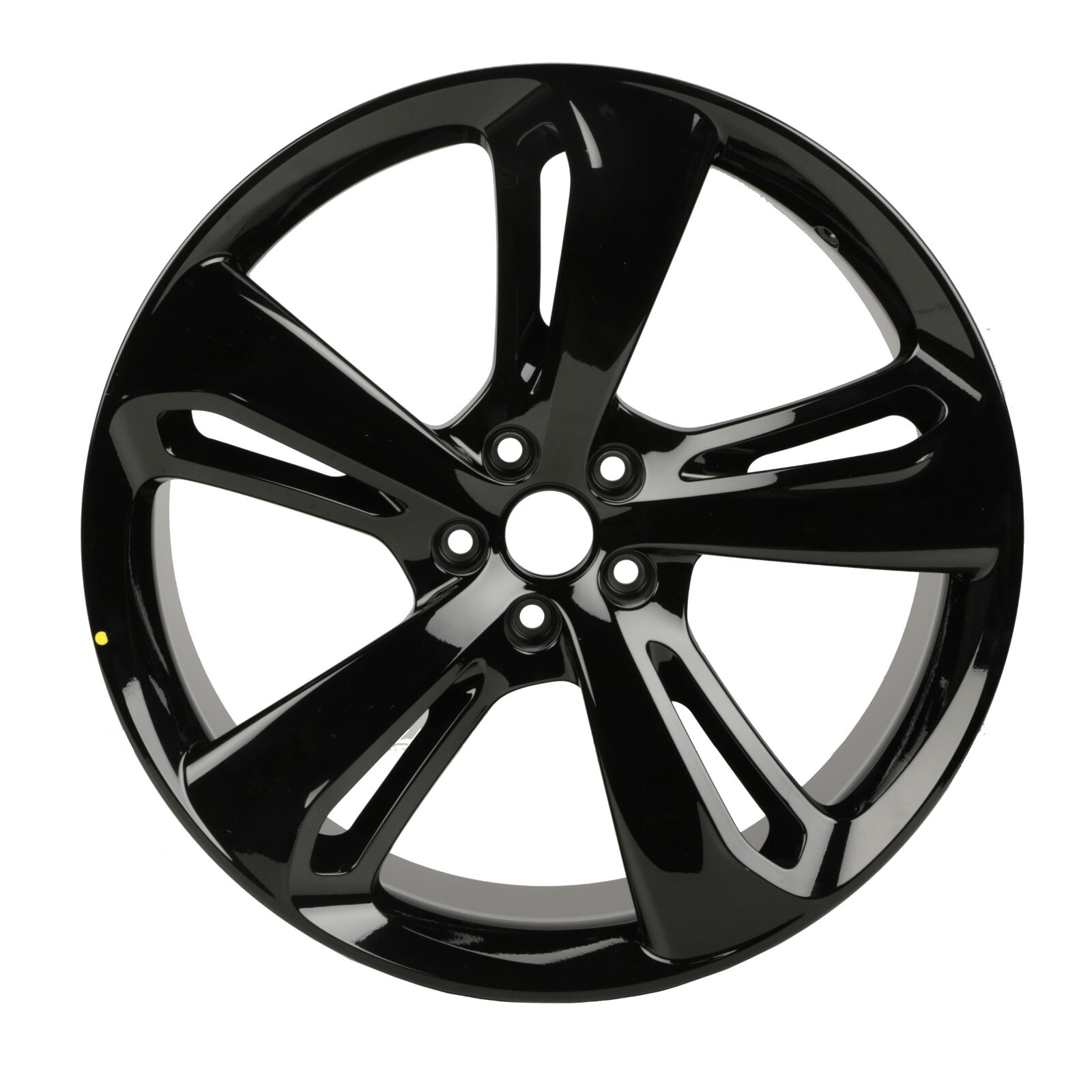 GENUINE BENTLEY 21" 5 SPOKE ALLOY WHEEL (Gloss Black) (Right Side) (3W0601025FS)